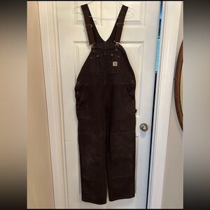 Brown Carhartt Overalls
